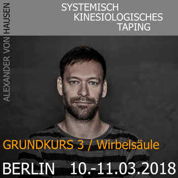 SKT-Seminar GK 3 Wirbelsule (Grundkurs) - Berlin 10.-11.03.2018