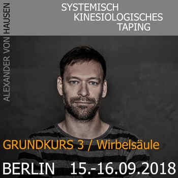 SKT-Seminar GK 3 Wirbelsule (Grundkurs) - Berlin 15.-16.09.2018